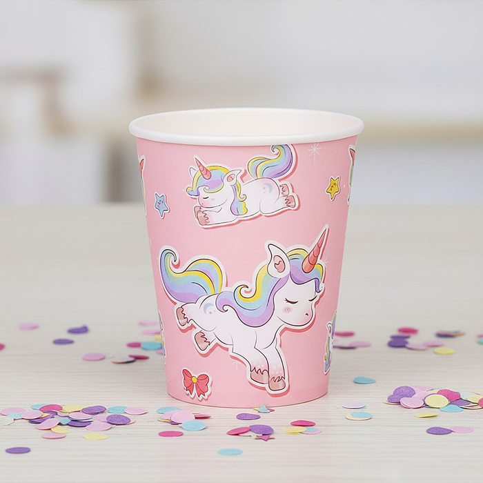 Фото к товару Набор посуды одноразовой 00-7465 "Мечта единорога" стаканы (10 шт) Набор посуды одноразовой 00-7465 "Мечта единорога" стаканы (10 шт)