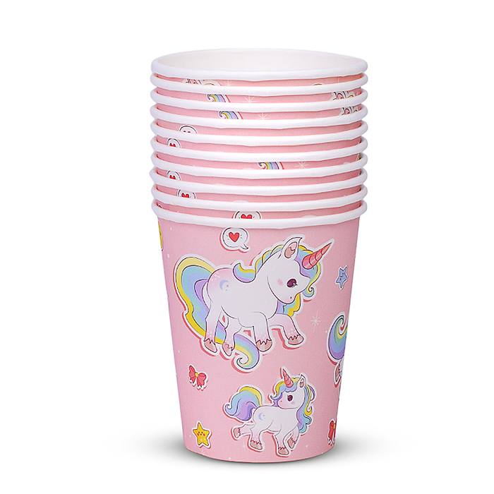 Фото к товару Набор посуды одноразовой 00-7465 "Мечта единорога" стаканы (10 шт) Набор посуды одноразовой 00-7465 "Мечта единорога" стаканы (10 шт)