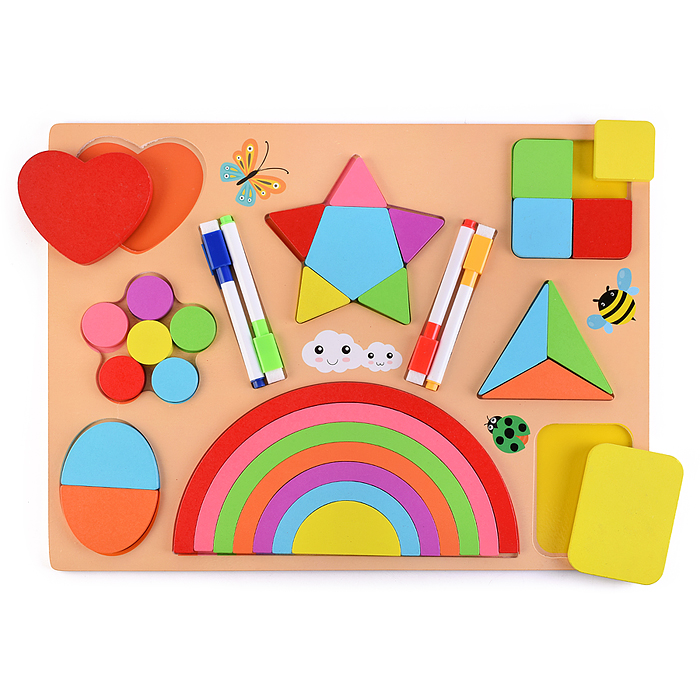 Пазл-вкладыш D2120 "Яркая картинка"