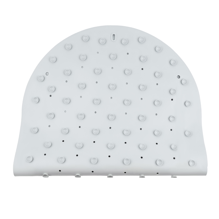 Коврик резиновый для ванны антискользящий 76x45см, "Нерпа" с отверстиями