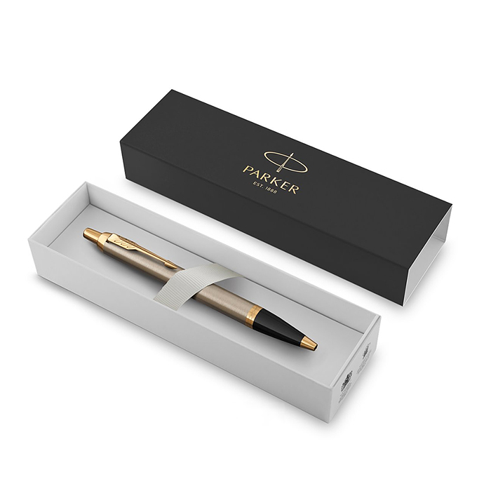 Фото к товару Ручка шариковая "IM Brushed Metal GT" синяя, 1,0мм, кнопочн., подарочная упаковка Ручка шариковая "IM Brushed Metal GT" синяя, 1,0мм, кнопочн., подарочная упаковка