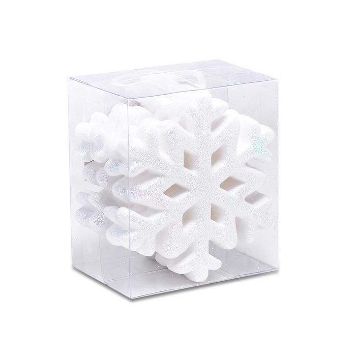 Фото к товару Набор новогодних украшений S2507 "Снежный карнавал" (4шт х 10см) Набор новогодних украшений S2507 "Снежный карнавал" (4шт х 10см)