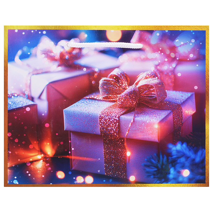 Фото к товару Бумажный пакет для сувенирной продукции с ламинацией, с шириной основания 23 cм Бумажный пакет для сувенирной продукции с ламинацией, с шириной основания 23 cм