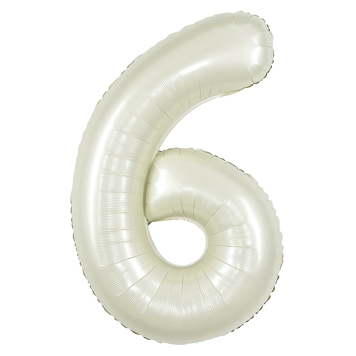 Шар (40''/102 см) Цифра, 6, Белый песок, Сатин, 1 шт. в уп. Шар (40''/102 см) Цифра, 6, Белый песок, Сатин, 1 шт. в уп.