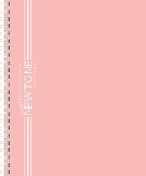 Тетрадь 96л. клетка "Розовый кварц" А5 на гребне Soft-touch NEWtone Pastel Premium Тетрадь 96л. клетка "Розовый кварц" А5 на гребне Soft-touch NEWtone Pastel Premium