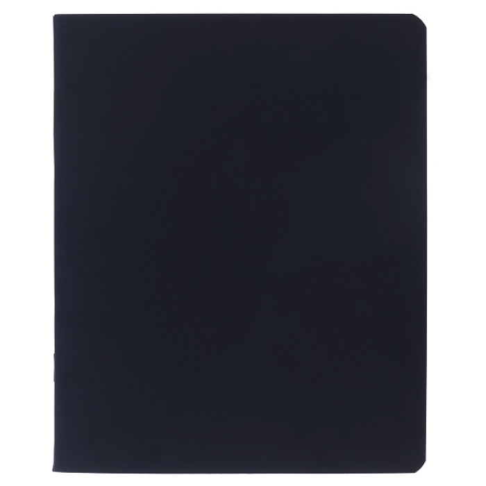 Тетрадь 48л. А4 клетка "Черный бархат" на скобе запечатанный титульный лист Soft-touch SoloMatte