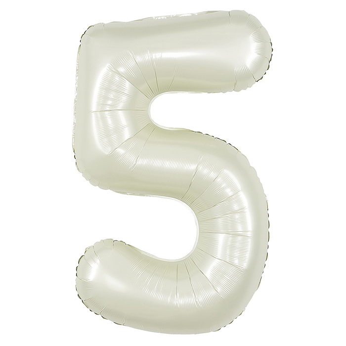 Шар (40''/102 см) Цифра, 5, Белый песок, Сатин, 1 шт. в уп. Шар (40''/102 см) Цифра, 5, Белый песок, Сатин, 1 шт. в уп.