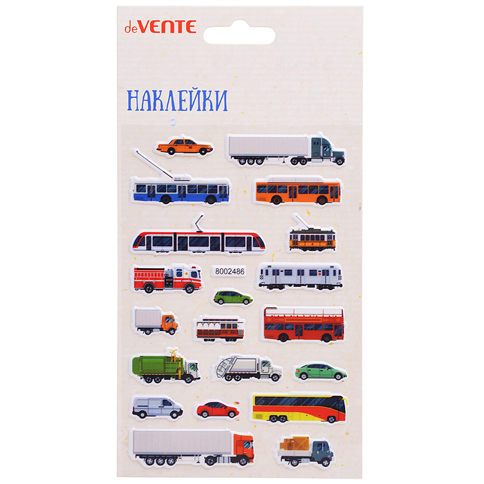 Наклейки мягкие "Транспорт" размер карточки 10x15 см, puff, объемные, многоразовые Наклейки мягкие "Транспорт" размер карточки 10x15 см, puff, объемные, многоразовые