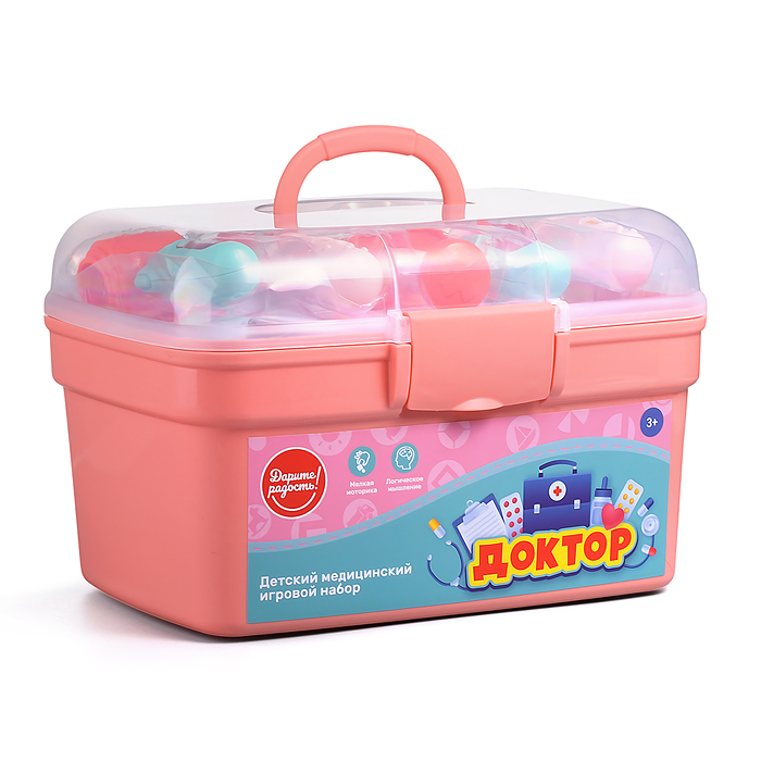 Фото к товару Набор доктор UT0292 "Будь здоров" в коробке Набор доктор UT0292 "Будь здоров" в коробке