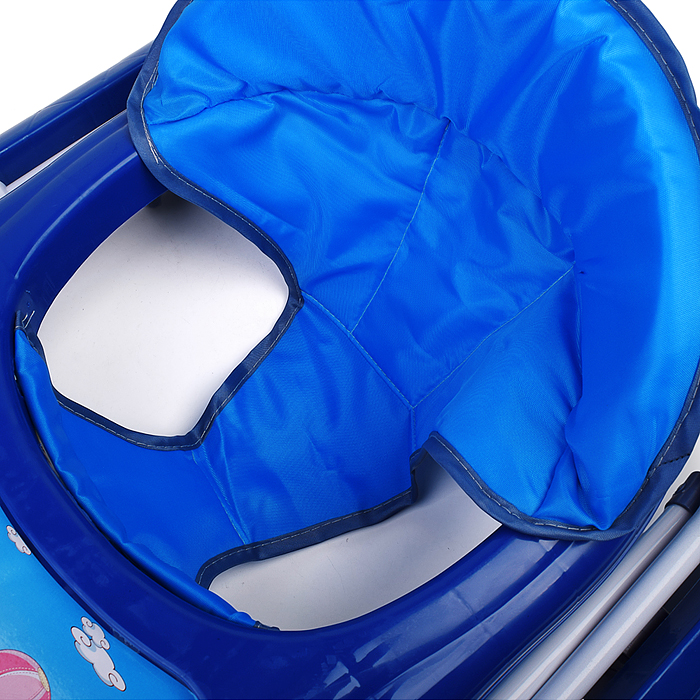 Ходунки 666-3 "Веселые игрушки" (цвет синий)