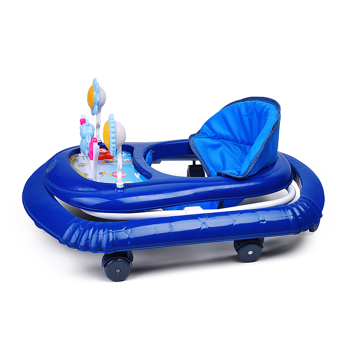 Ходунки 666-3 "Веселые игрушки" (цвет синий)