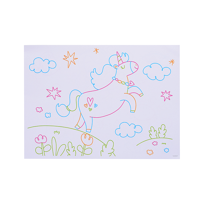 Фото к товару Доска для рисования YM-20 "Единорог 3D" в коробке Доска для рисования YM-20 "Единорог 3D" в коробке