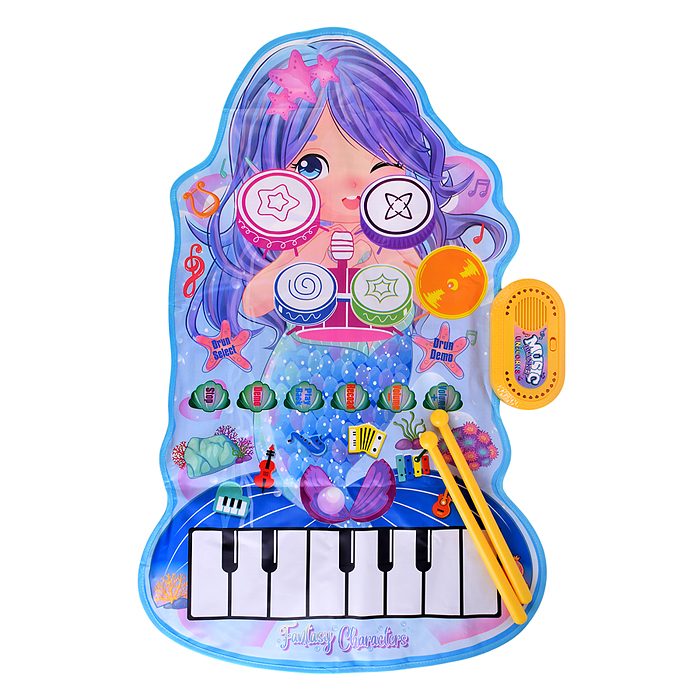 Фото к товару Коврик музыкальный RS-6129 "Русалка" в коробке Коврик музыкальный RS-6129 "Русалка" в коробке