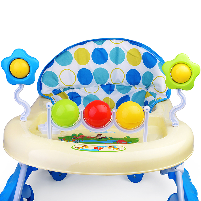 Ходунки 803-3 "Любимые игрушки" (цвет голубой)