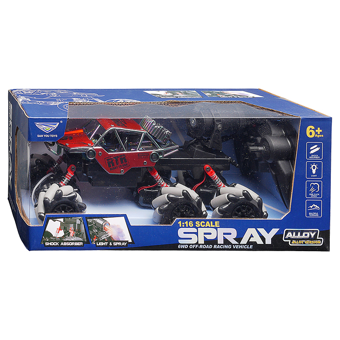 Фото к товару Машина SY215KHP-13U "Металик SPRAY" р/у, 27 MHz, в коробке Машина SY215KHP-13U "Металик SPRAY" р/у, 27 MHz, в коробке