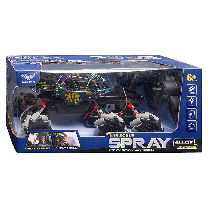 Фото к товару Машина SY215KHP-13U "Металик SPRAY" р/у, 27 MHz, в коробке Машина SY215KHP-13U "Металик SPRAY" р/у, 27 MHz, в коробке