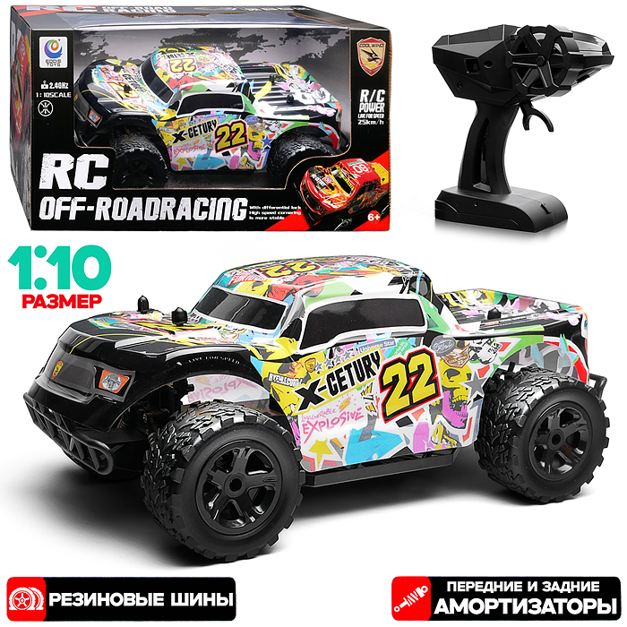 Машина 999-2224 "Внедорожные гонки" на р/у, 27 MHz, в коробке