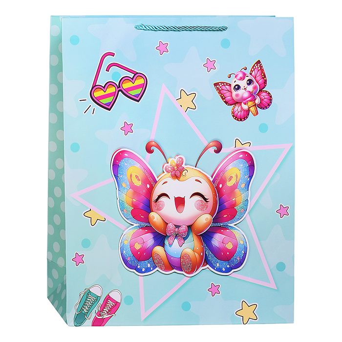 Фото к товару Пакет подарочный 00-7412 "Весёлого праздника" 31*12*40см Пакет подарочный 00-7412 "Весёлого праздника" 31*12*40см