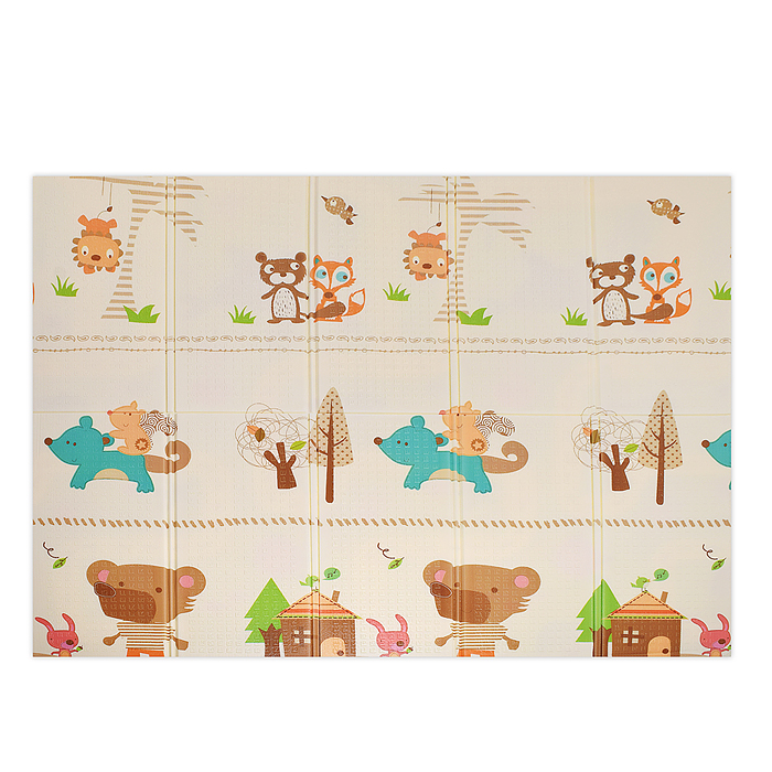 Коврик развивающий 00-7332 "В лесу и в океане" (180*200*0.8cm)