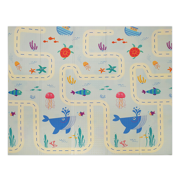 Коврик развивающий 00-7332 "В лесу и в океане" (180*200*0.8cm)