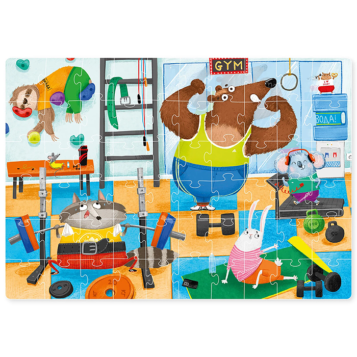 Пазл 60 "Спортзал" 