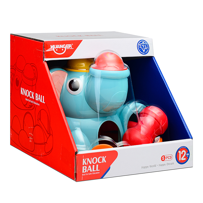 Фото к товару Игра Стучалка HE0283 "Весвлый слоник" в коробке Игра Стучалка HE0283 "Весвлый слоник" в коробке