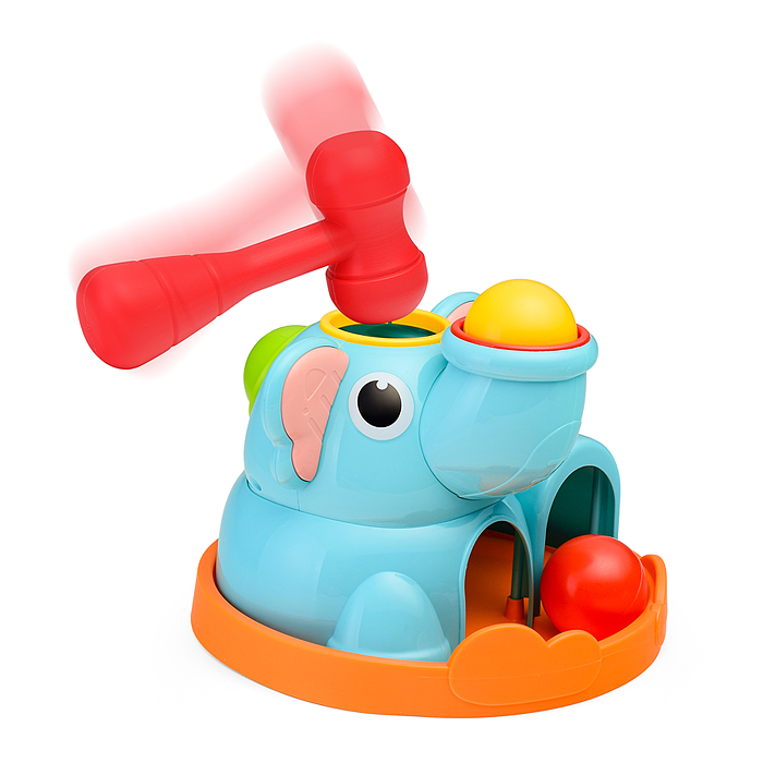 Фото к товару Игра Стучалка HE0283 "Весвлый слоник" в коробке Игра Стучалка HE0283 "Весвлый слоник" в коробке