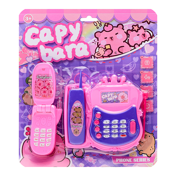 Телефон G-3288-1 "Капибара" на листе