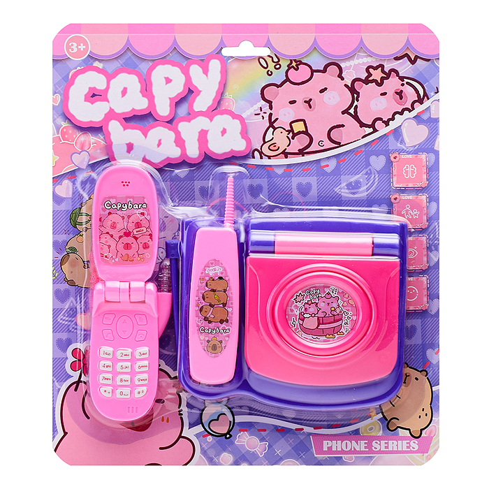 Телефон G-3188-1 "Звонок капибары" на листе Телефон G-3188-1 "Звонок капибары" на листе