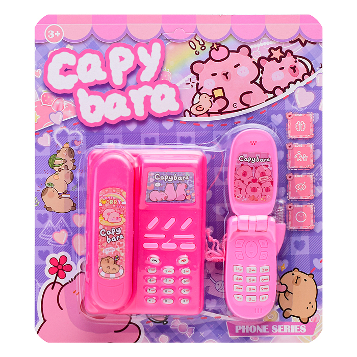 Телефон G-2288-1 "Дружные капибары" на листе Телефон G-2288-1 "Дружные капибары" на листе
