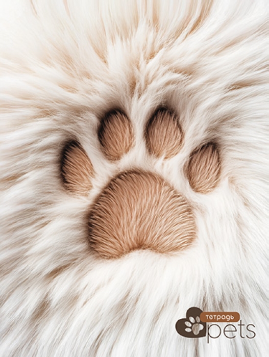 Тетрадь 80л. линия "Пушистая лапка" на гребне Тетрадь 80л. линия "Пушистая лапка" на гребне