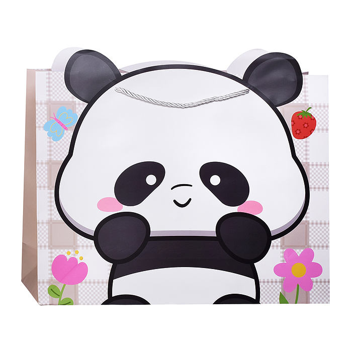 Пакет подарочный 00-7414 "Милая панда" 31*12*40см