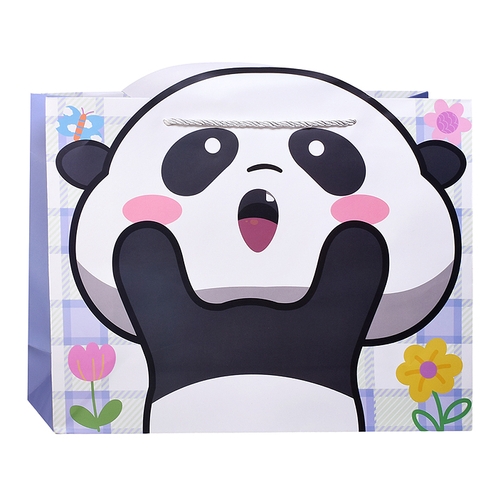 Пакет подарочный 00-7414 "Милая панда" 31*12*40см