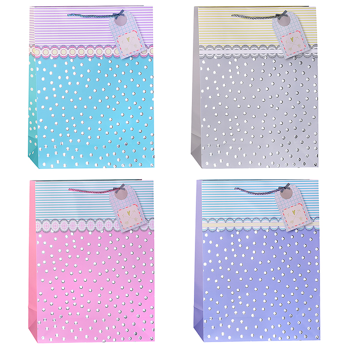 Пакет подарочный 00-7427 "Волшебный праздник" 40*30*12см