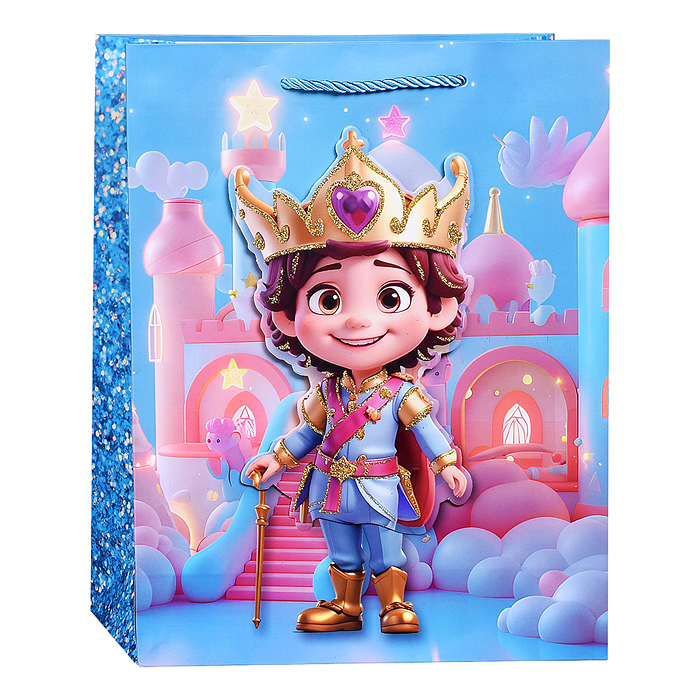 Фото к товару Пакет подарочный 00-7445 "Волшебный праздник" 26*32*10см Пакет подарочный 00-7445 "Волшебный праздник" 26*32*10см