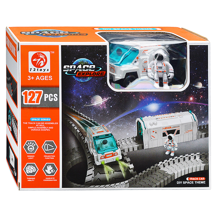 Игровой набор-трек 7501 "Космическая гонка"  в коробке