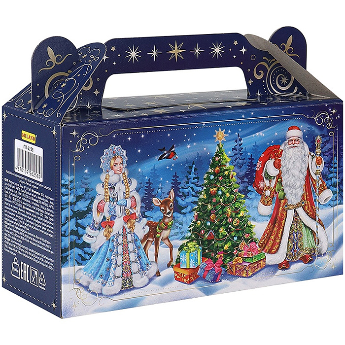 Коробка для конфет Сундучок "Лесной утренник" 500г 