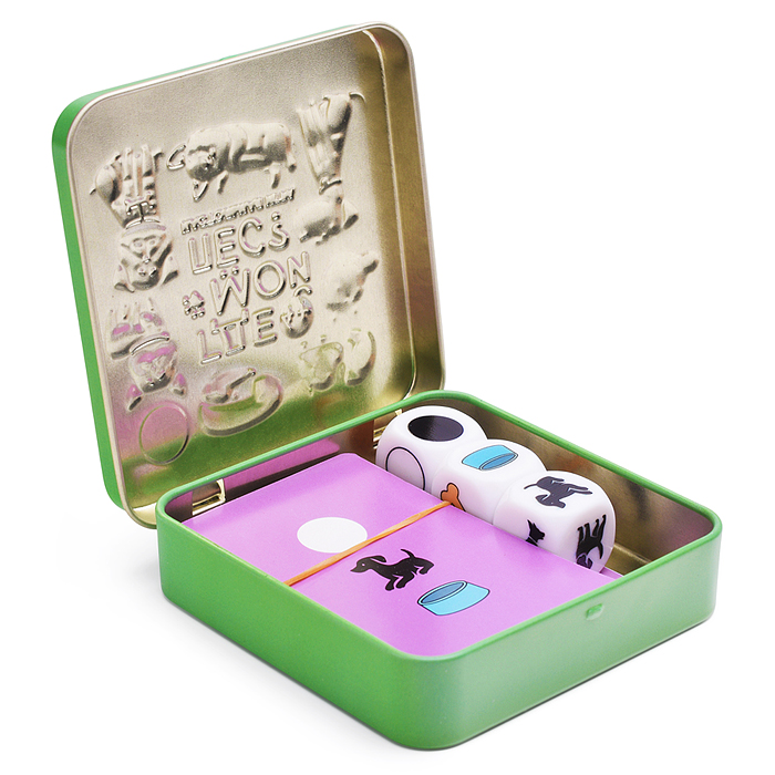 Фото к товару Настольная игра "Где мой пёс?" (жестяная коробочка) Настольная игра "Где мой пёс?" (жестяная коробочка)