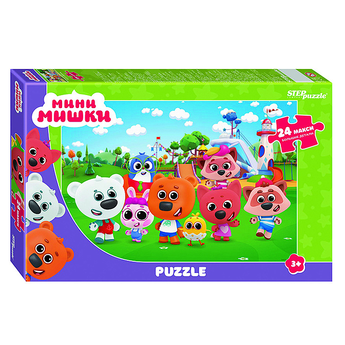 Пазлы maxi 24 "Мини мишки" (0+ Медиа) Пазлы maxi 24 "Мини мишки" (0+ Медиа)