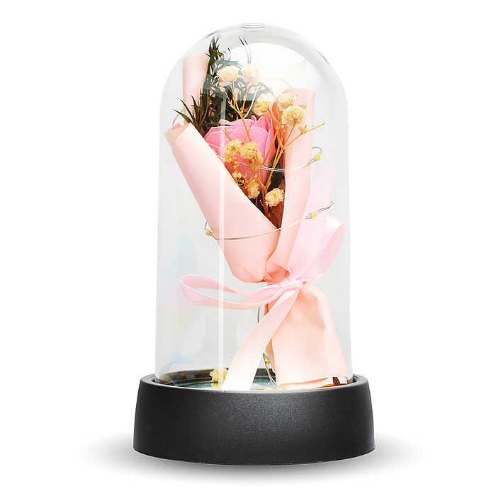 Фото к товару Светильник H07 "Букетик" в коробке (розовый) Светильник H07 "Букетик" в коробке (розовый)