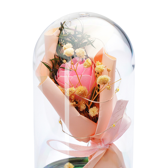 Фото к товару Светильник H07 "Букетик" в коробке (розовый) Светильник H07 "Букетик" в коробке (розовый)