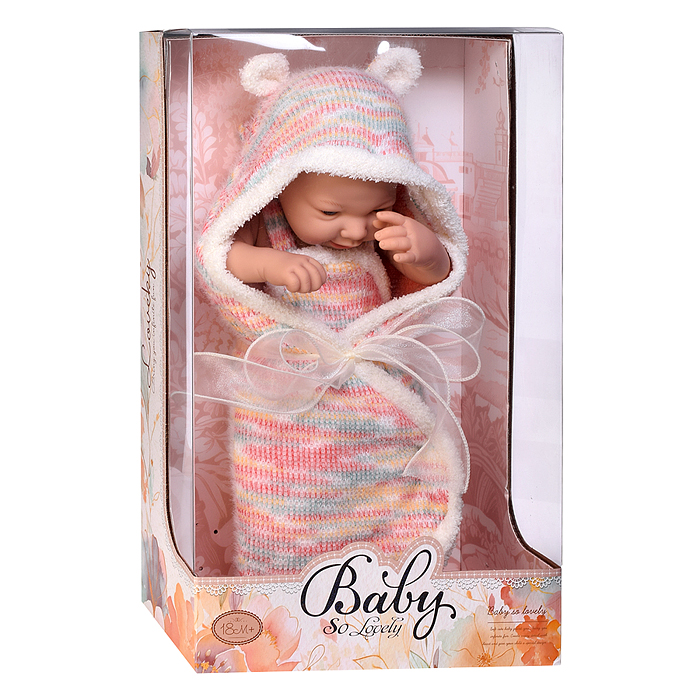 Фото к товару Пупс QS83180-9 "Мария" с аксессуарами, в коробке Пупс QS83180-9 "Мария" с аксессуарами, в коробке