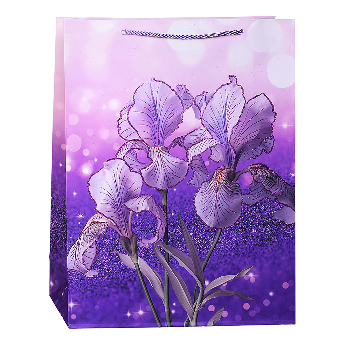 Фото к товару Пакет подарочный 00-7419 "Прекрасные цветы" 31*12*40см Пакет подарочный 00-7419 "Прекрасные цветы" 31*12*40см