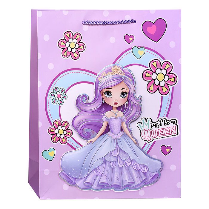 Фото к товару Пакет подарочный 00-7440 "Подарок маленькой принцессе" 26*32*10см Пакет подарочный 00-7440 "Подарок маленькой принцессе" 26*32*10см