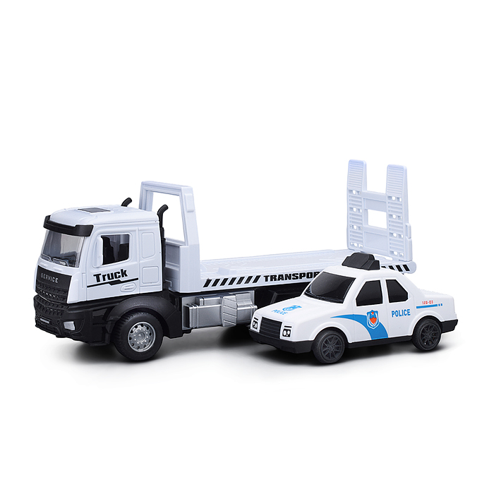 Фото к товару Машина JKL-A27A "Автовоз" в пакете Машина JKL-A27A "Автовоз" в пакете