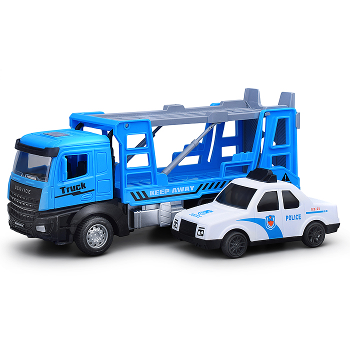 Фото к товару Машина JKL-A27A "Автовоз" в пакете Машина JKL-A27A "Автовоз" в пакете