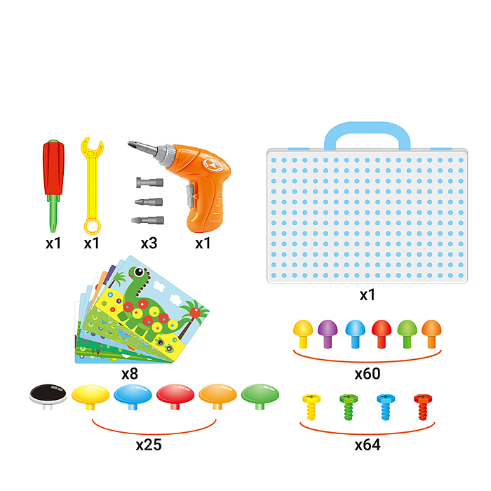 Фото к товару Конструктор UT0266-2 "Дарите радость " 2D- 164 детали 5в1, в коробке Конструктор UT0266-2 "Дарите радость " 2D- 164 детали 5в1, в коробке