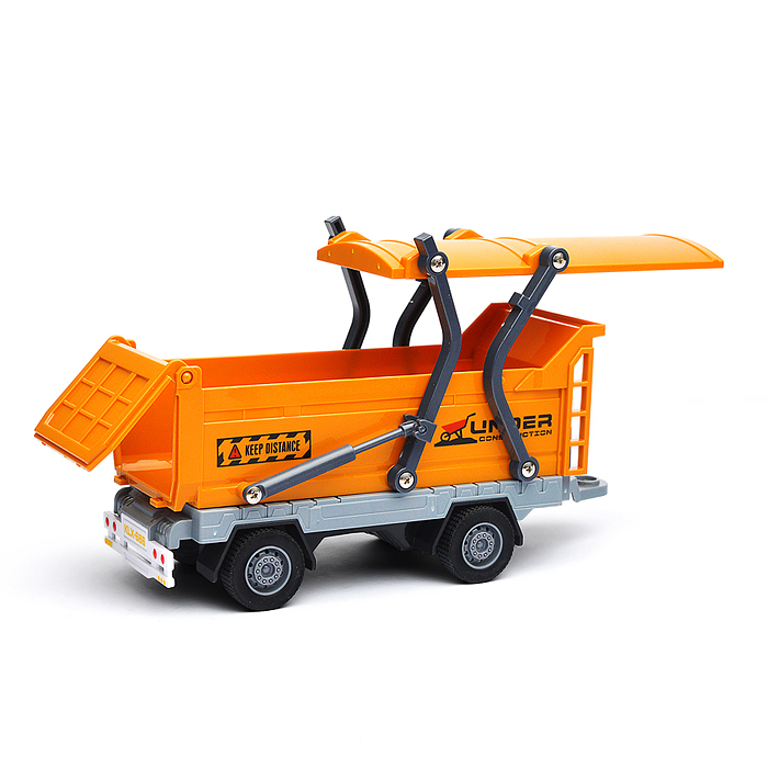 Машина KLX900-10 "Асфальтоукладчик" с прицепом (свет,звук) в коробке