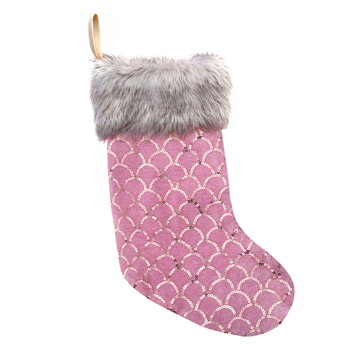 Фото к товару Новогоднее украшение S2684 "Носок" Новогоднее украшение S2684 "Носок"