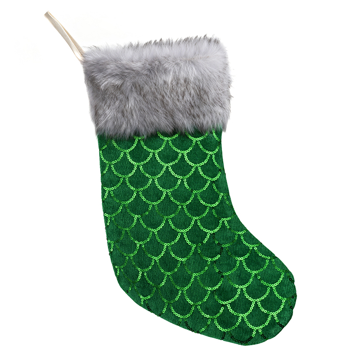 Фото к товару Новогоднее украшение S2684 "Носок" Новогоднее украшение S2684 "Носок"